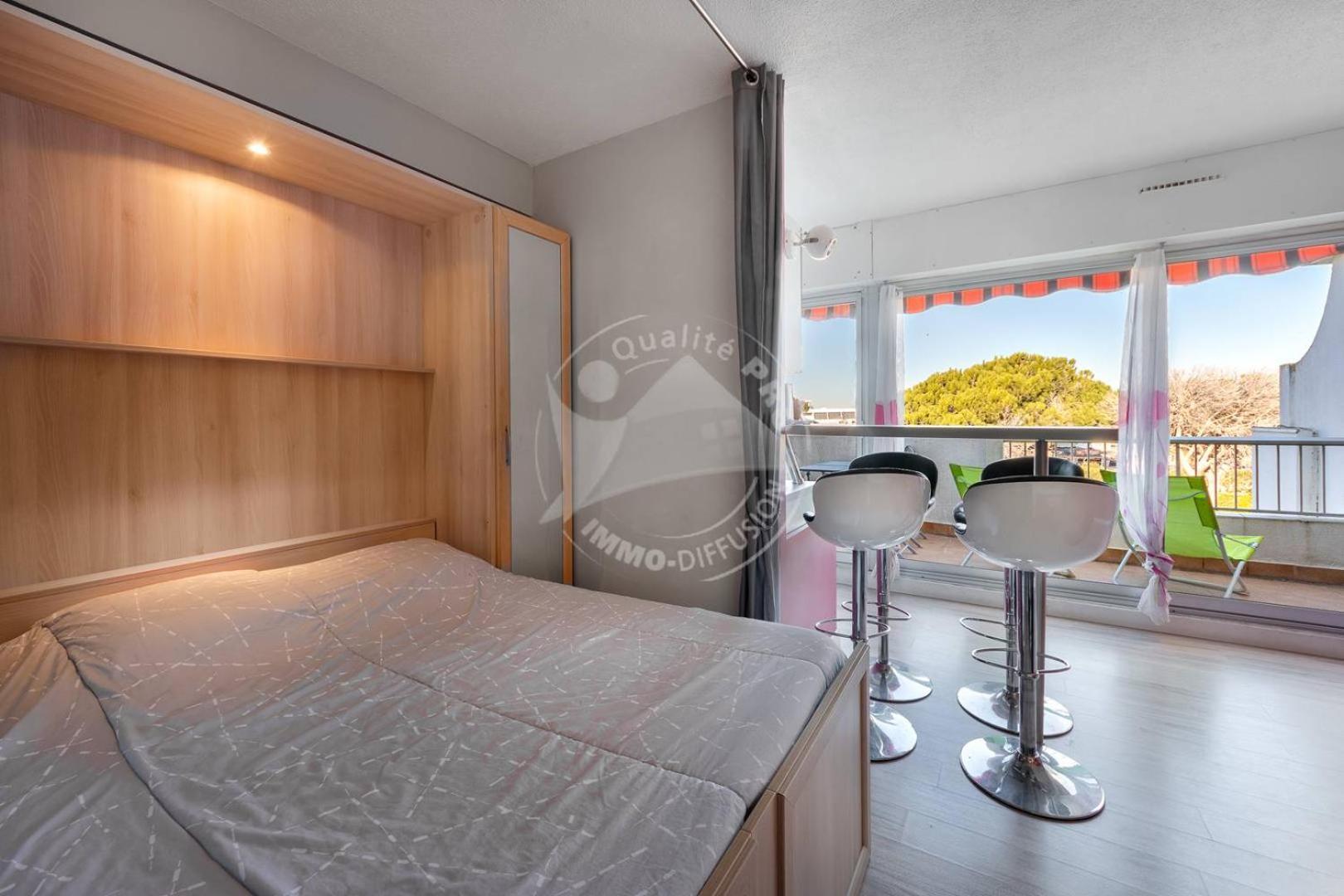 As9557 - Studio Vue Sur La Mer Avec Parking Prive Proche Centre Ville Le Grau-du-Roi Dış mekan fotoğraf